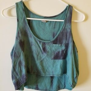 Tie dye crop top